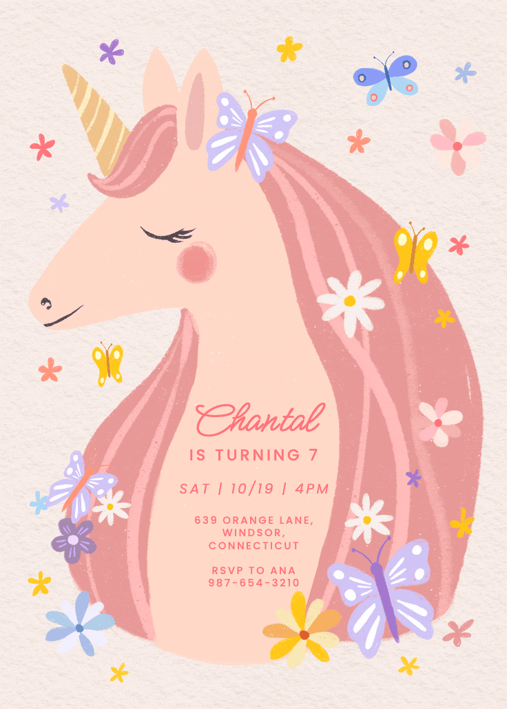 Birthday invitations